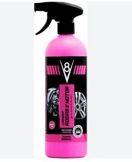 V8 LIMPADOR DE RODAS E MOTOR 800ML