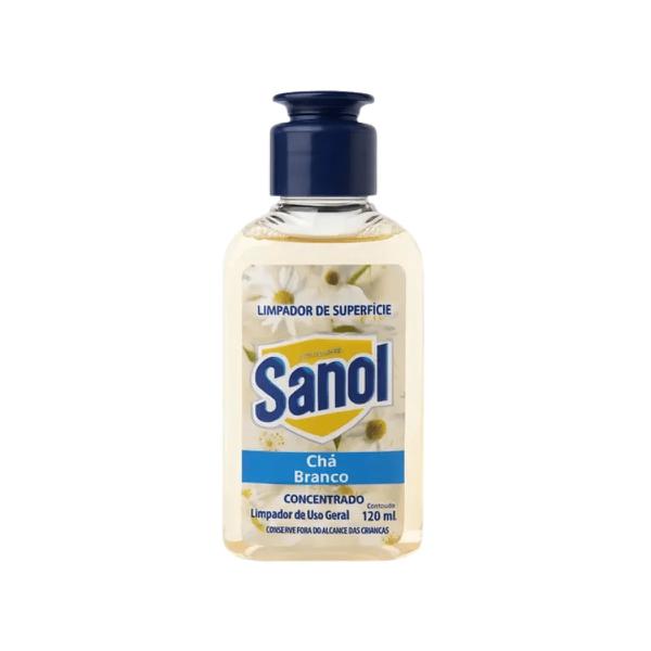LIMP.SUPERFICIE SANOL CHA BRANCO 120ML
