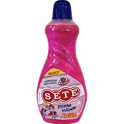 LIMPADOR PERF. C/ALCOOL SETE 500ML