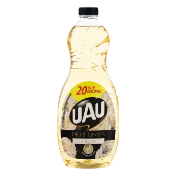 DESINFETANTE UAU PERFUMES CHA BRANCO 20% 1,8L