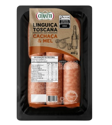 LING.TOSC.CERATTI CACHACA/MEL  400G