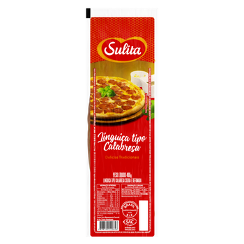 LINGUICACALABRESA SULITA  DEFUMADA 400G