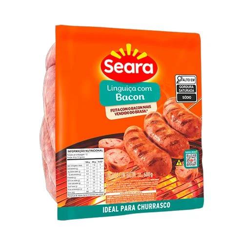 LINGUICA SEARA 600G C/BACON