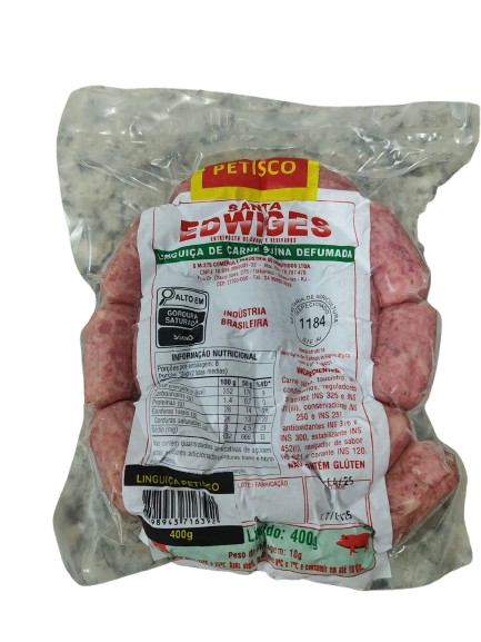 LINGUICA SUINA DEFUMADA SANTA EDWIGES 400G PETISCO