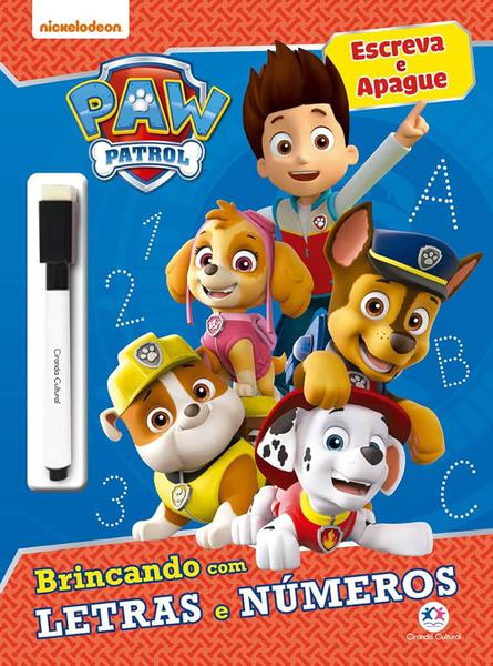 Patrulha Canina Brincando C/Letras e Números