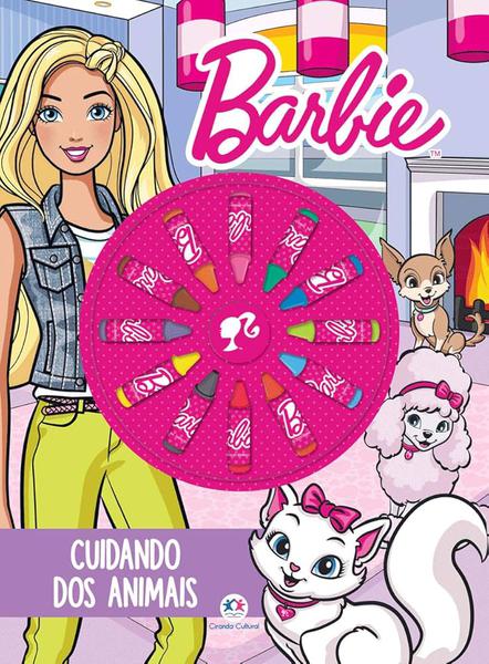 LIVRO P COLORIR BARBIE- CUIDADOS C/ANIMAIS