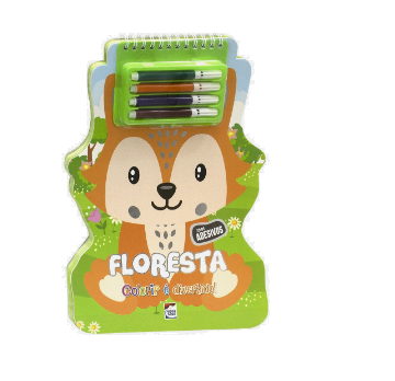 LIVRO-COLORIR E DIVERTIDO FLORESTA