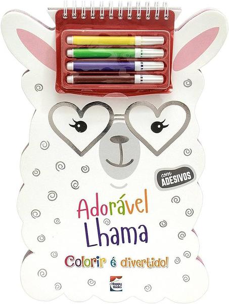 LIVRO-COLORIR LHAMA ADORAVEL