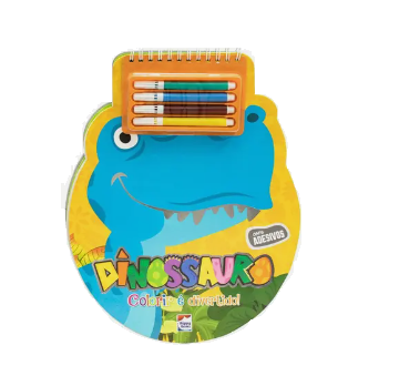 LIVRO HAPPY BOOKS DINOSSAURO COLORIR E D