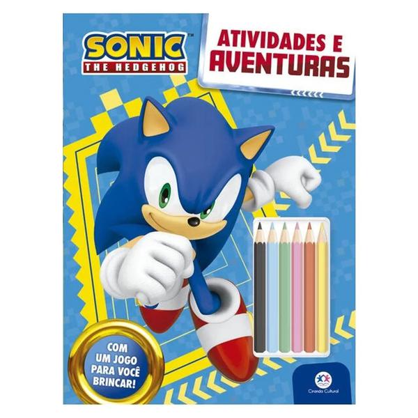 Livro Sonic Atividades e Aventuras
