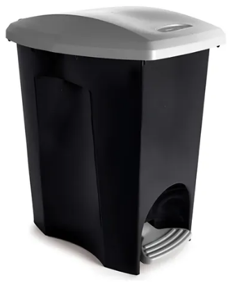 LIXEIRA PLASUTIL C/PEDAL OURO VELHO 7L