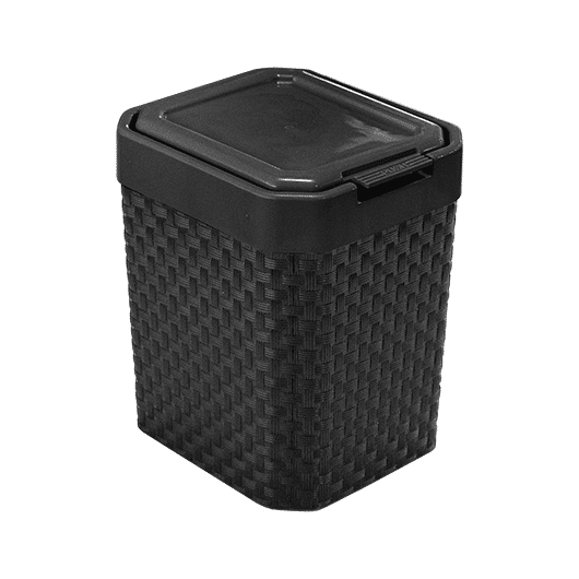LIXEIRA ARQPLAST 5LTS C/ TAMPA CLICK PRE