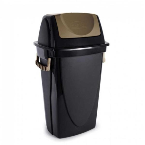 Lixeira Plasutil Ecoblack 45lt Ref.3474