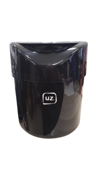 LIXEIRAS UZ PREMIUM 4L PRETO SOLIDO DE P