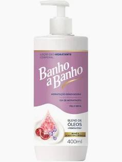 Locao Hidratante Banho a Banho 400ml Roma e Hialuronico