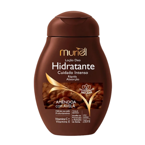 LOCAO HIDRAT MURIEL AMENDOAS AVELA 200ML