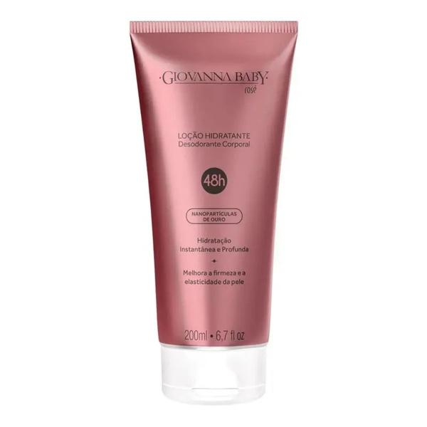 LOCAO HID GIOVANABABY 200ML ROSE 48H