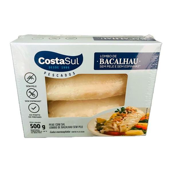 LOMBO BACALHAU COSTA SUL 500G