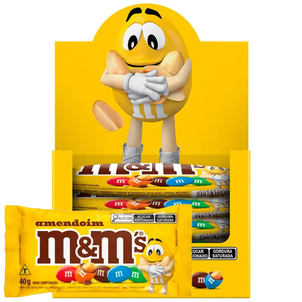CHOCOLATE M M S AMENDOIM 40G