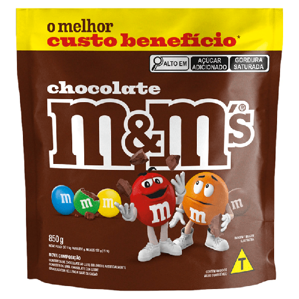 CHOC M&M 850G CHOCOLATE