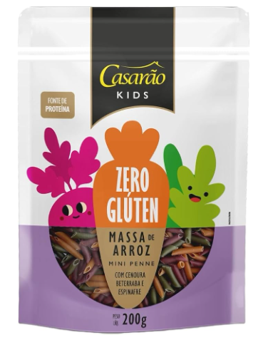 MASSA PENNE TRIC. S/G CASARAO 200GR