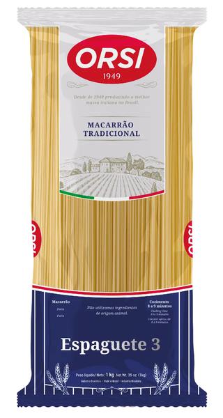 MAC ORSI 500GR N3 ESPAGUETE TRAD