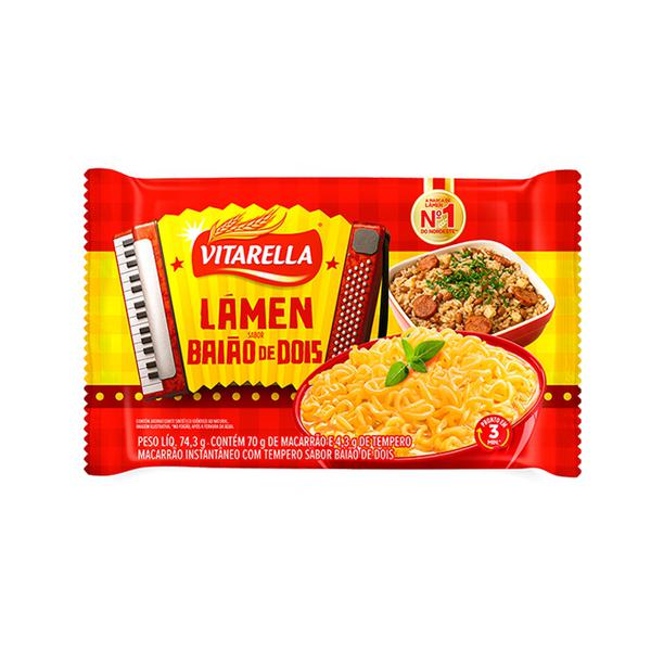 Macarrão Instantâneo Lámen 74,3g Vitarel