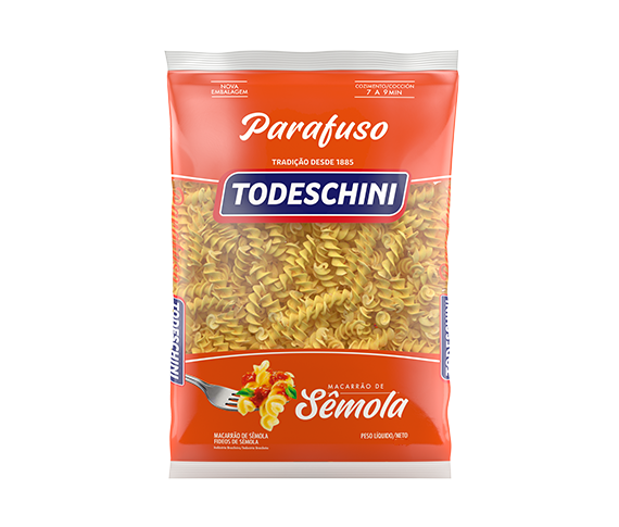 MACARRAO TODESCHINI SEMOLA PARAFUSO 1KG
