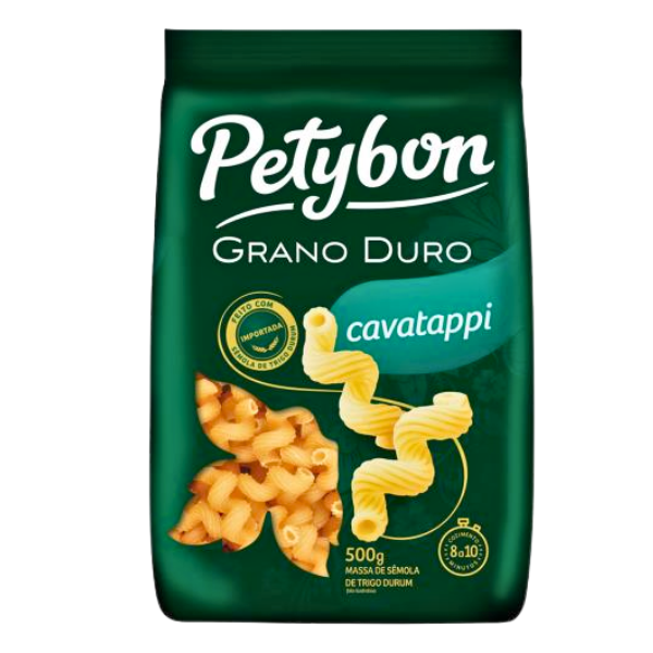 MACARRAO CAVATAPP INTEGRAL GRANU PETYBOM 500g