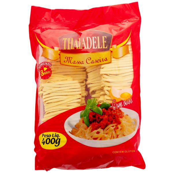 MASSA THAIADELE C/OVOS CASEIRA MEDIA 400G