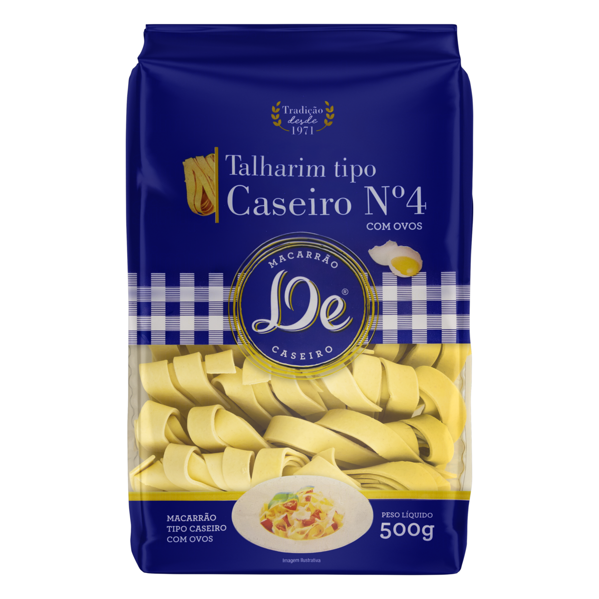 MACARRAO COM OVOS DE TALHARIM 4 500G