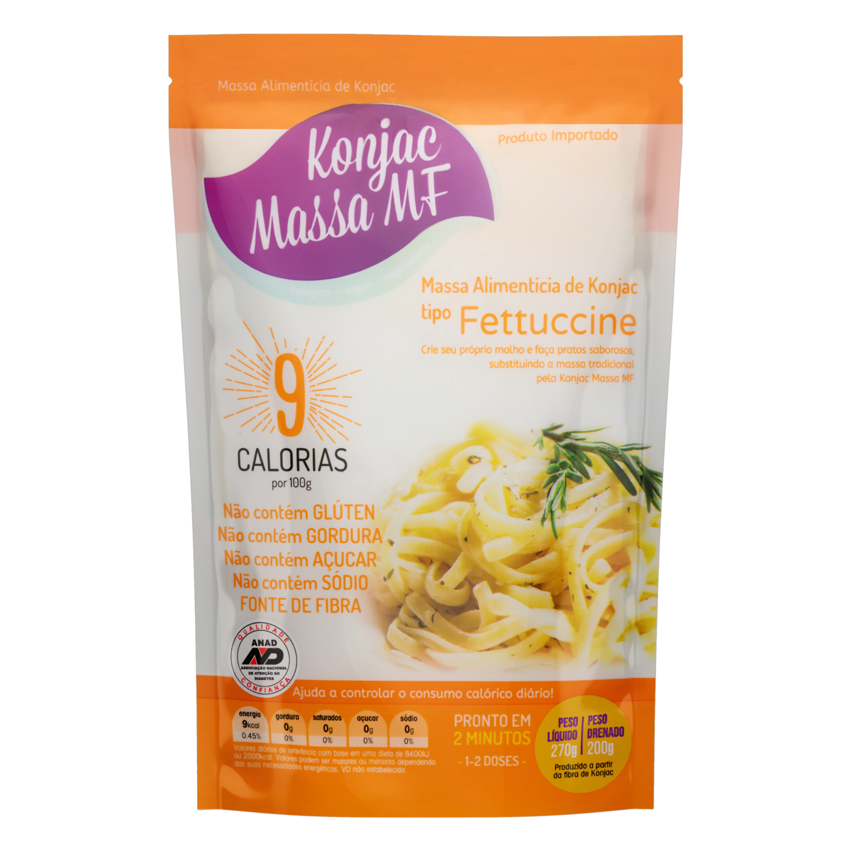 MASSA KONJAC MF 270G FETTUCCINE ZERO