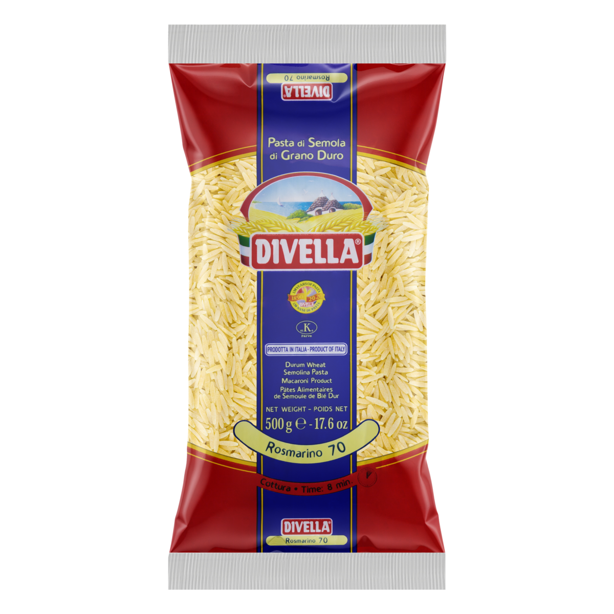 MACARRAO DIVELLA 500G S.ROSMARINO