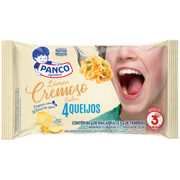 MACARRAO INSTANTANEO PANCO C. 4 QUEIJOS