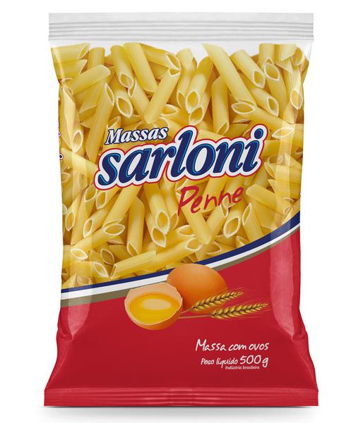 MACARRAO SARLONI 500G PENNE MASSA C/ OVO