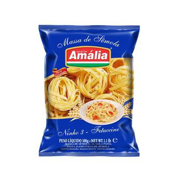 MACARRAO AMALIA DE SEMOLA FETTUCCINE 500