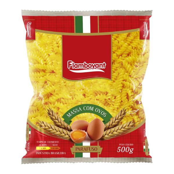 Macarrão Flamboyant Parafuso com Ovos