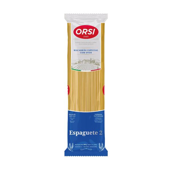 MAC ORSI C/OVOS 400G ESPAGUETE