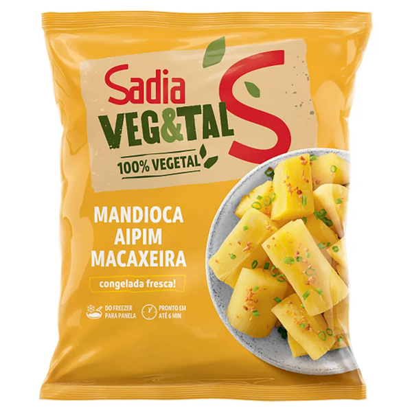 Mandioca Veg & Tal Sadia 900g
