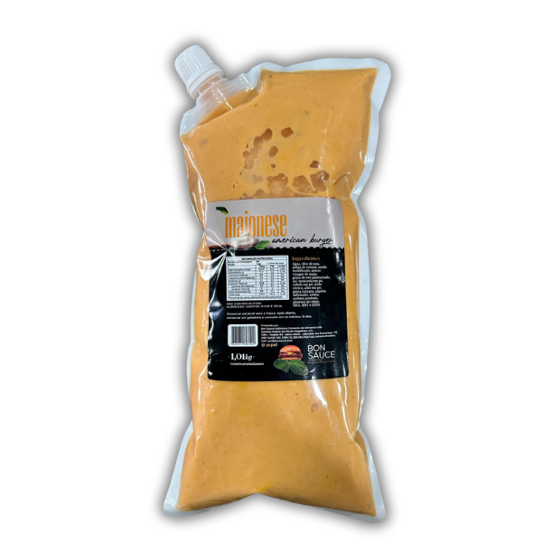 MAIONESE BON SAUCE AMERICAN BURGUER BAG 1KG