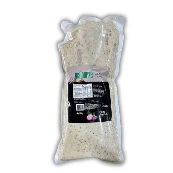 MAIONESE BON SAUCE CEBOLA E SALSA BAG 1KG