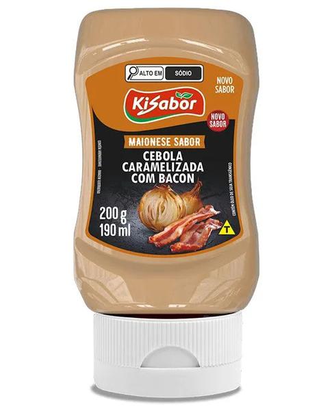 MAIONESE KISABOR CEBOLA CARAM.C.BACON 200G