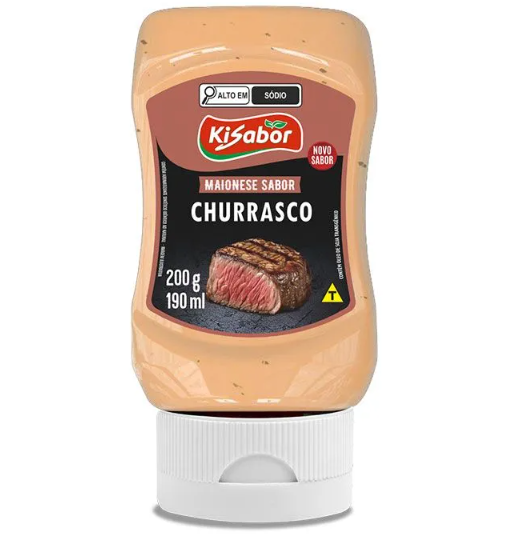 MAIONESE KISABOR SAB.CHURRASCO 200G