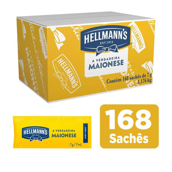 MAIONESE HELLMANNS SCH 168X7G
