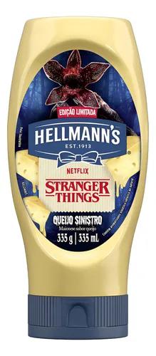 MAIONESE HELLMANNS 335G QUEIJO SINISTRO SQZ