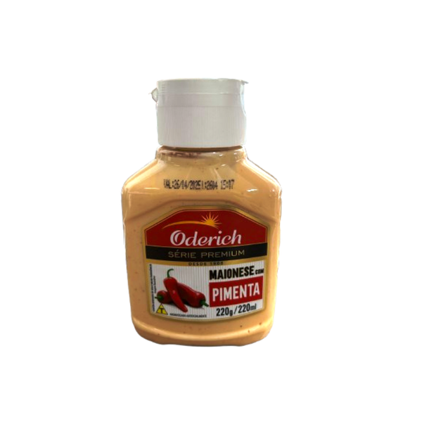 MAIONESE ODERICH BS/220G C/ PIMENTA