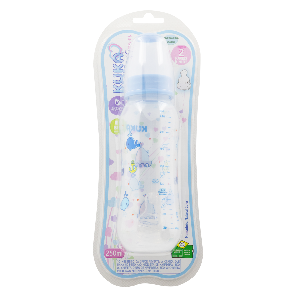 MAM AZUL 250ML BORTO NATURAL PLUS KUKA