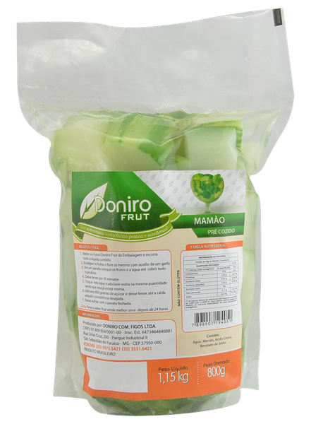 MAMAO PRE COZIDO 800G