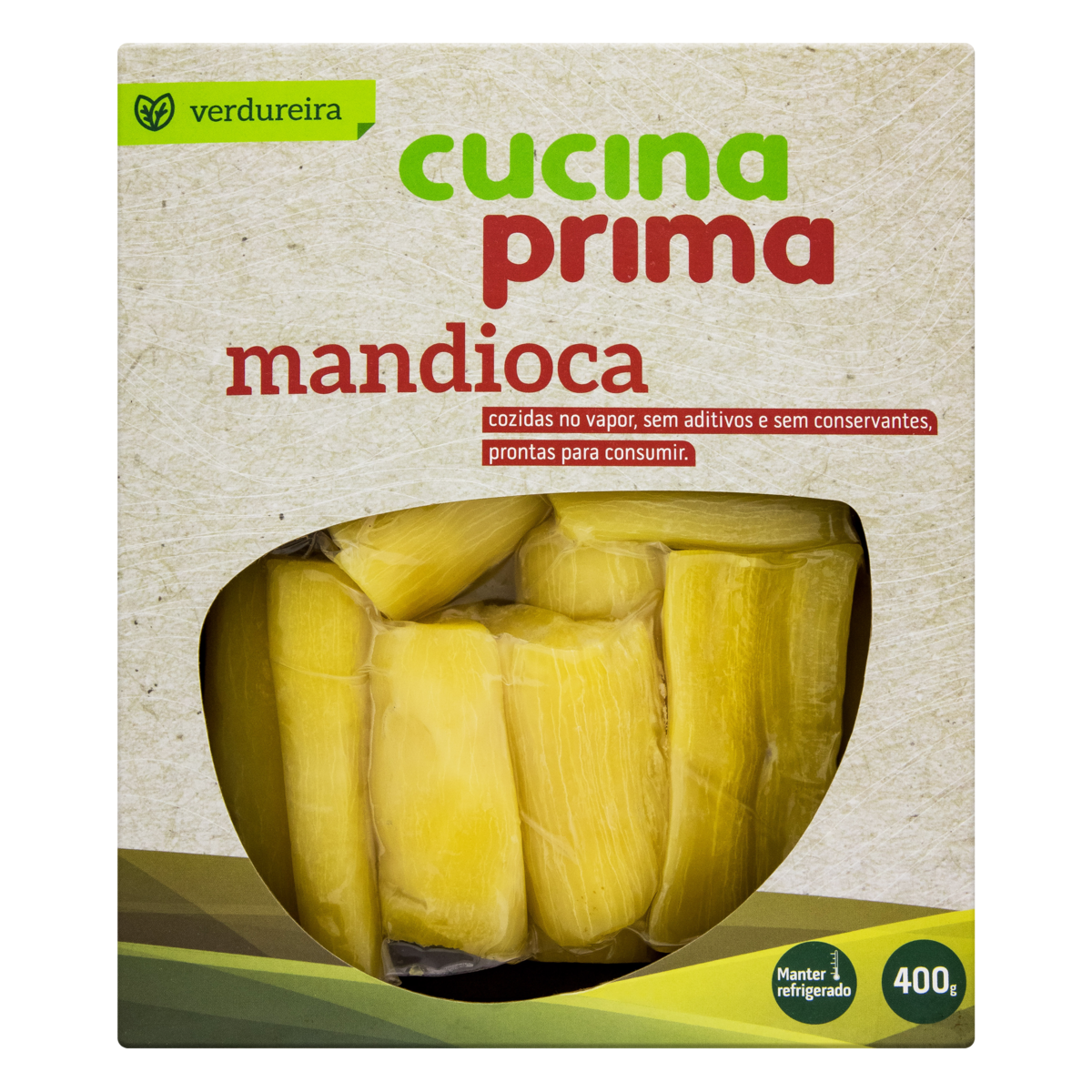 MANDIOCA PRE COZIDA VERDUREIRA 400G