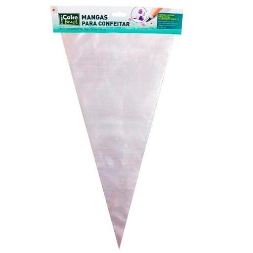 MANGAS P/ CONFEITAR 44X22CM C/50UN CAKE BRASIL